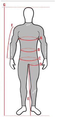 Alpinestars Underwear Size Guide