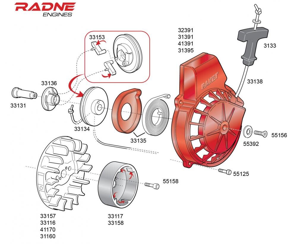 Raket Snörstart 60/85/95/120