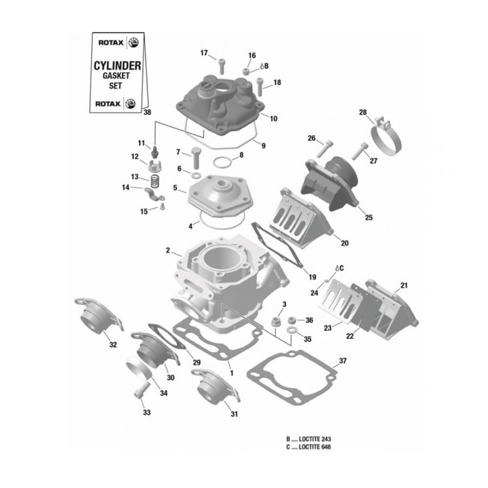 Cylinder Rotax Max