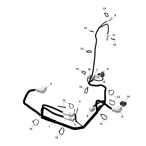 Rotax E-10 Kablage