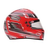 Hjälm Bell RS7 Pro Hans Stamina Antracit/Rød