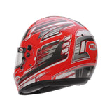 Hjälm Bell RS7 Pro Hans Stamina Antracit/Rød
