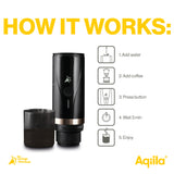 Aqiila Coffeebird – Kannettava espressokeitin