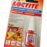 Loctite gevindlåsningsmiddel 243 blå 5 ml