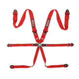 Bälte Competition H-3 Stål 6P 3 Röd