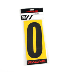 Tal Karting Sort Gul baggrund 10-pak
