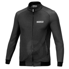 Sweatshirt Full Zip Sparco Subly Svart