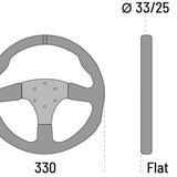 Rat Sparco Mod. R330 Læder